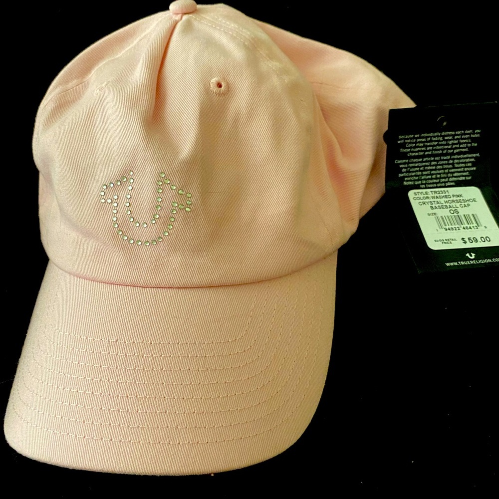 Pink baseball hat